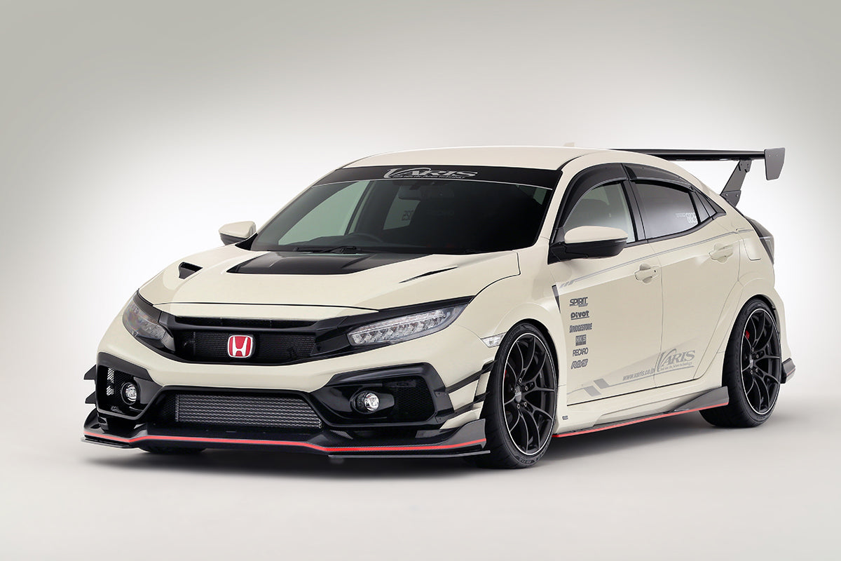 VARIS ARISING-II FRONT LIP GUARD CARBON FOR HONDA CIVIC TYPE R FK8 VAHO-022