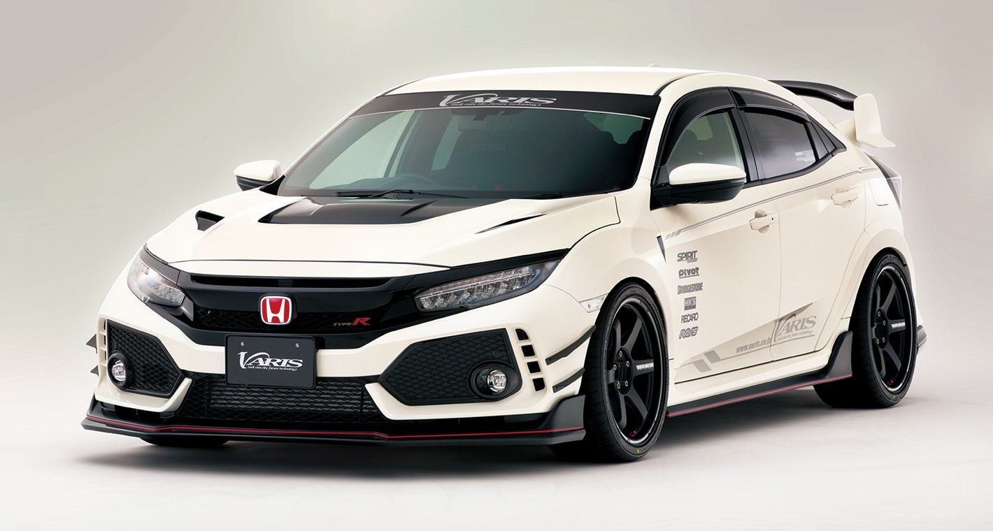 VARIS ARISING-I FRONT LIP SPOILER CARBON FOR HONDA CIVIC TYPE R FK8 VAHO-013C