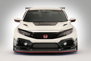 VARIS WIDE BODY KIT DOUBLE CANARDS L/R 4PCS CARBON FOR HONDA CIVIC TYPE R FK8 VAHO-045