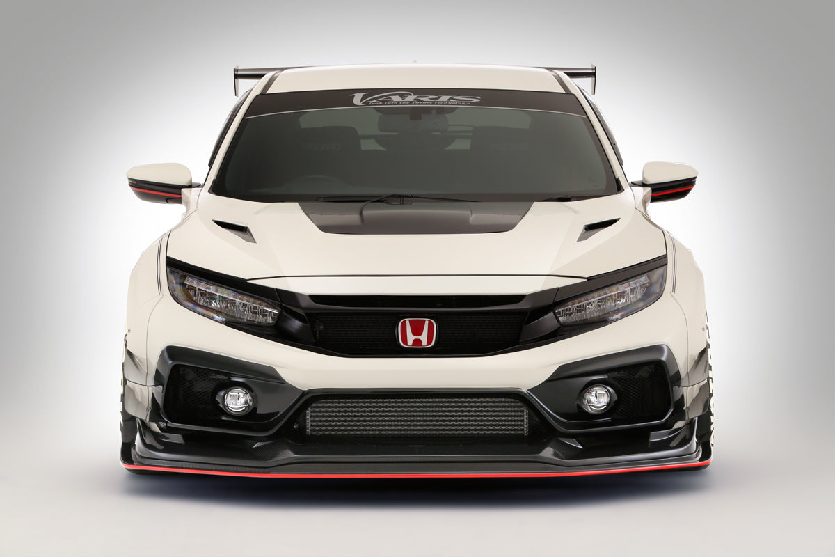 VARIS WIDE BODY KIT FRONT SPOILER CARBON FOR HONDA CIVIC TYPE R FK8 VAHO-035