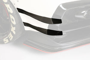 VARIS WIDE BODY KIT DOUBLE CANARDS L/R 4PCS CARBON FOR HONDA CIVIC TYPE R FK8 VAHO-045