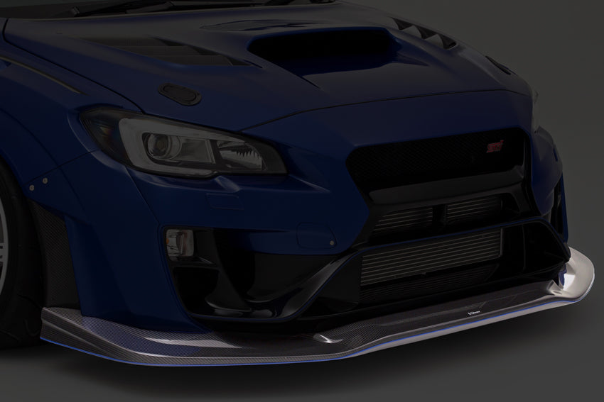 VARIS WIDE BODY KIT FRONT LIP FOR WIDE BODY KIT CARBON FOR SUBARU IMPREZA VAB WRX STI S4 VASU-217C