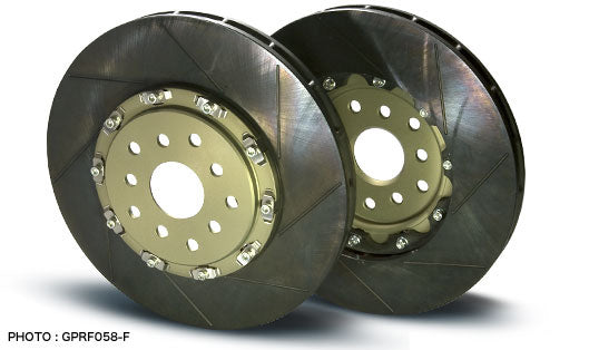 PROJECT MU SCR-GT REAR TUFRAM 2PIECE BRAKE ROTORS FOR MAZDA RX-7 FD3S 17INCH  GPRZ028-F