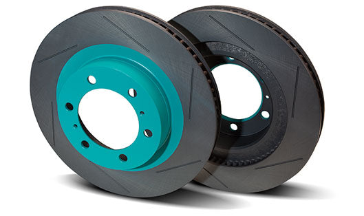 PROJECT MU SCR-XC FRONT BLACK 1PIECE BRAKE ROTORS FOR TOYOTA LAND CRUISER PRADO TRJ150W GRJ150W GRJ151W GDJ150W SXCT905BK