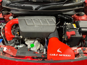 COLT SPEED HIGH FLOW INTAKE BLACK DUCT AND RED HOSE COLLAR FOR SUZUKI SWIFT SPORTS ZC33S CSD0104-097