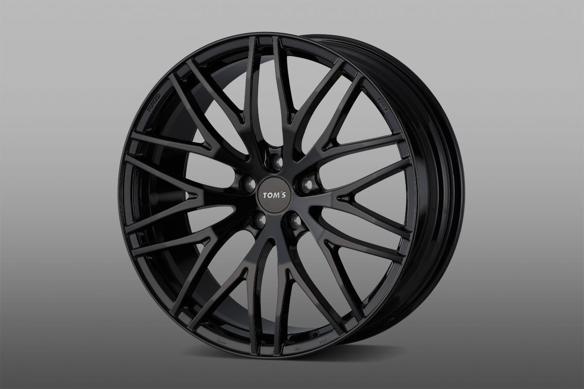 TOMS ALUMINUM WHEEL TWF02 21X8.5 +40 5H 114.3 GLOSS BLACK FOR  42610-TF203-GB