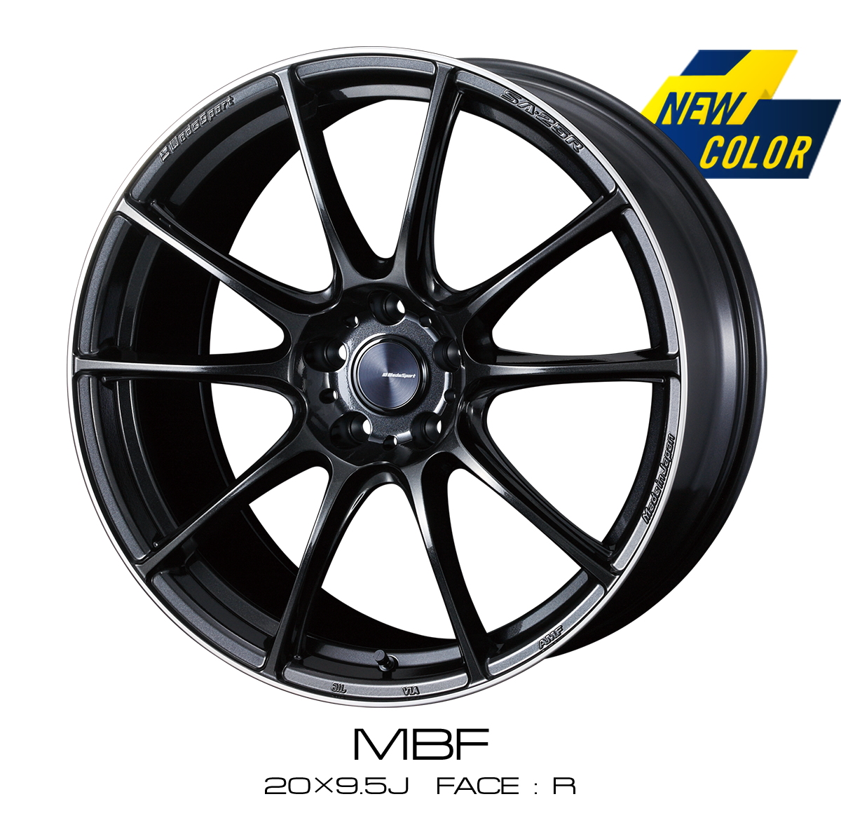 WEDS WEDSSPORT SA-25R 20×8.5J 45 5x114.3 MBF