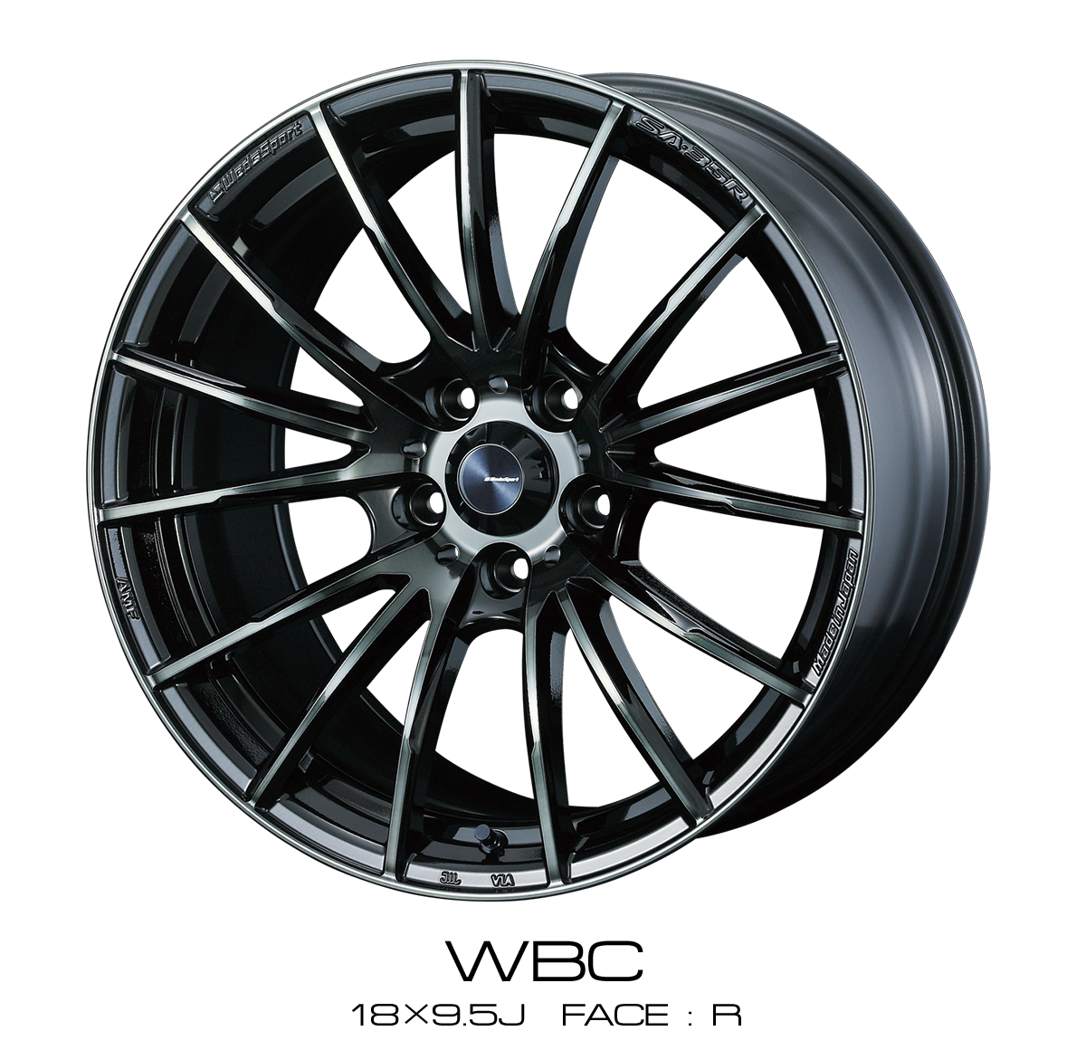 WEDS WEDSSPORT SA-35R 18×9.5J 45 5x100 WBC