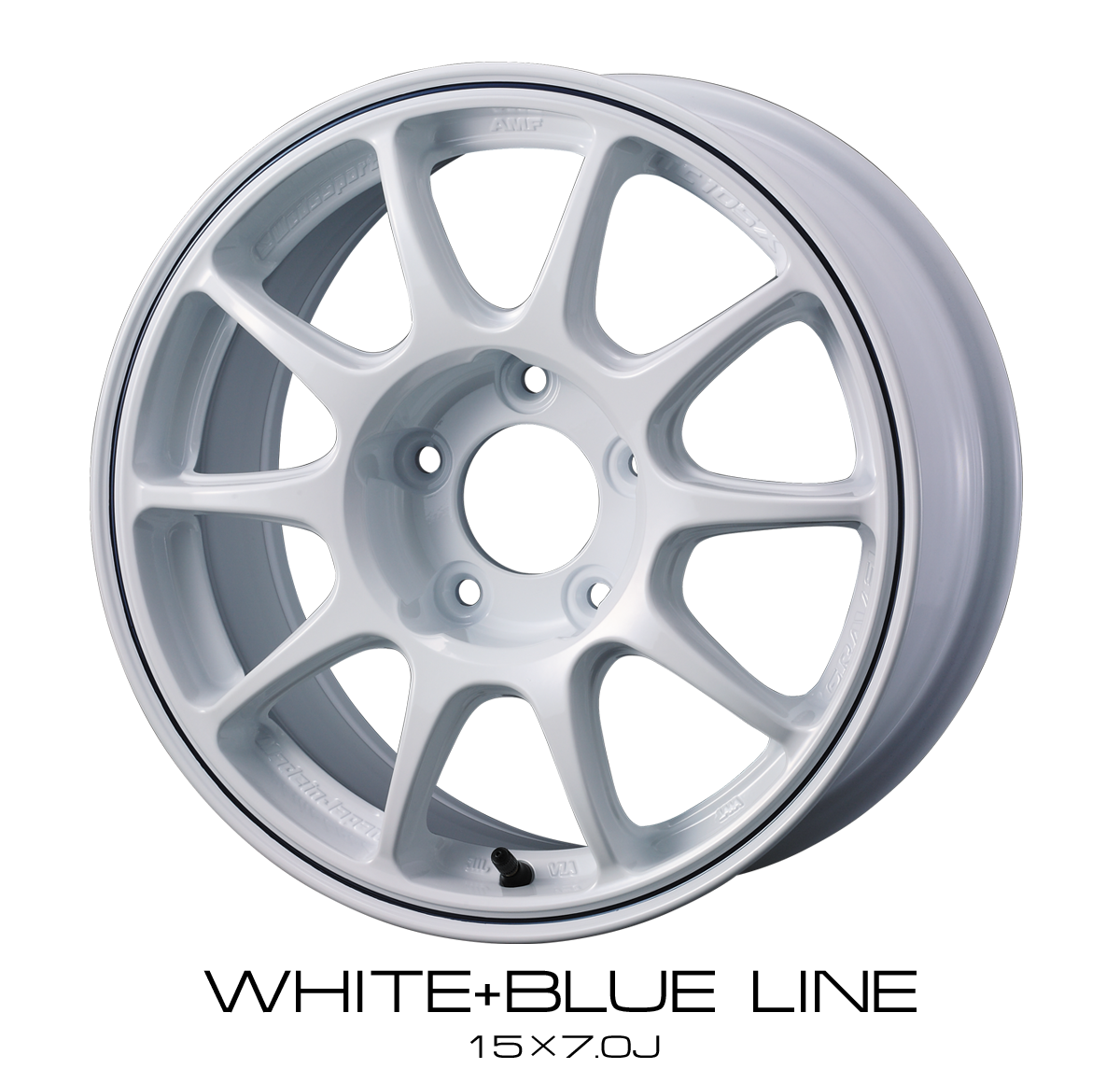 WEDS WEDSSPORT TC-105X GRAVEL 15×6.5J 35 5x100 WHITE-BLUELINE