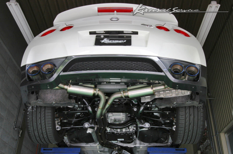 KANSAI SERVICE R TITANIUM DUAL MUFFLER FOR NISSAN GT-R R35 KEN005