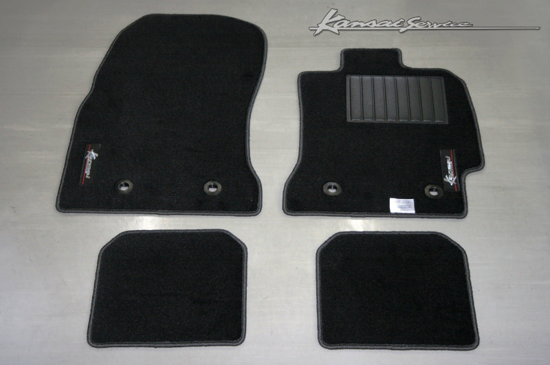 KANSAI SERVICE FLOOR MAT FRONT FOR TOYOTA 86 ZN6 SUBARU BRZ ZD6 KYT013