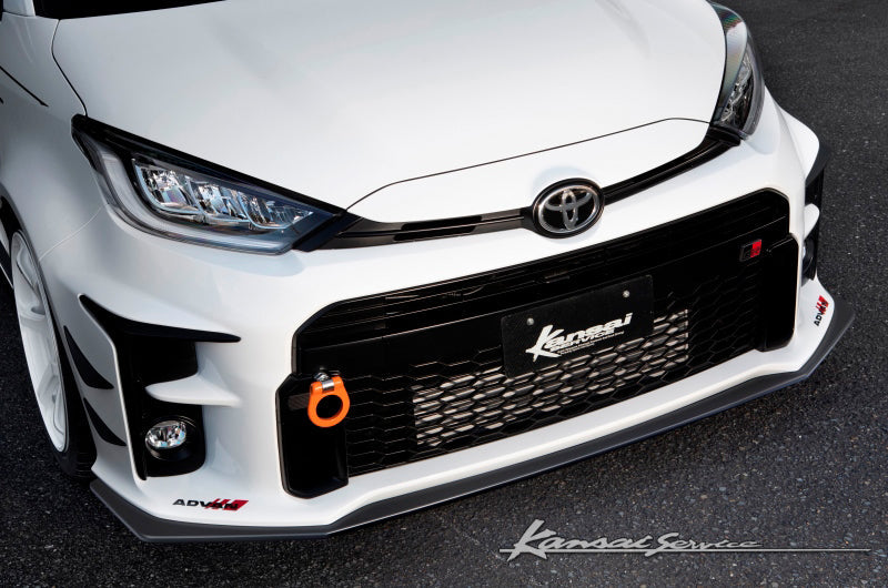 KANSAI SERVICE CARBON FRONT LIP FOR TOYOTA GR YARIS GXPA16 KAT620B