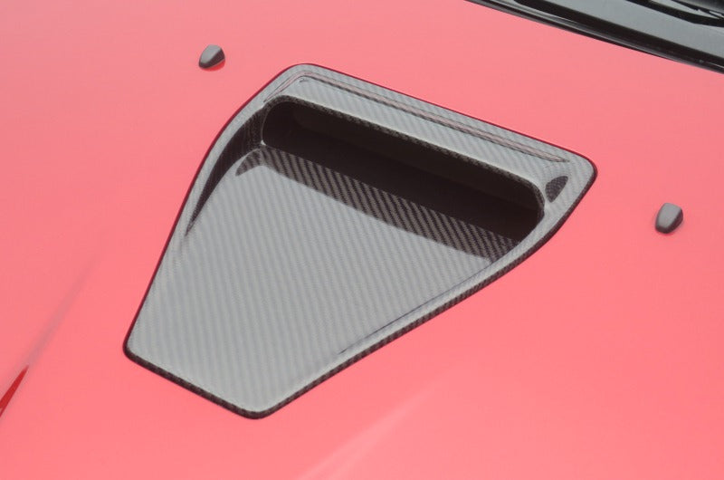 KANSAI SERVICE CARBON BONNET SCOOP FOR MITSUBISHI LANCER EVOLUTION X CZ4A KAM060