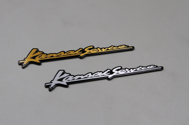 KANSAI SERVICE PIN STRIPE EMBLEM SILVER EM-5-AL