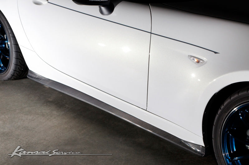 KANSAI SERVICE CARBON SIDE STEP FOR MAZDA ROADSTER ND5RC KAZ321