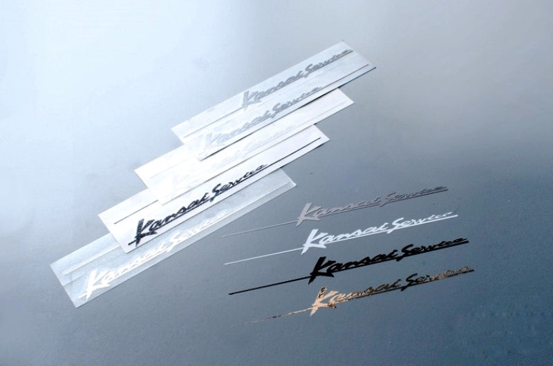 KANSAI SERVICE PIN STRIPE STICKER MINI WHITE ST-12-1