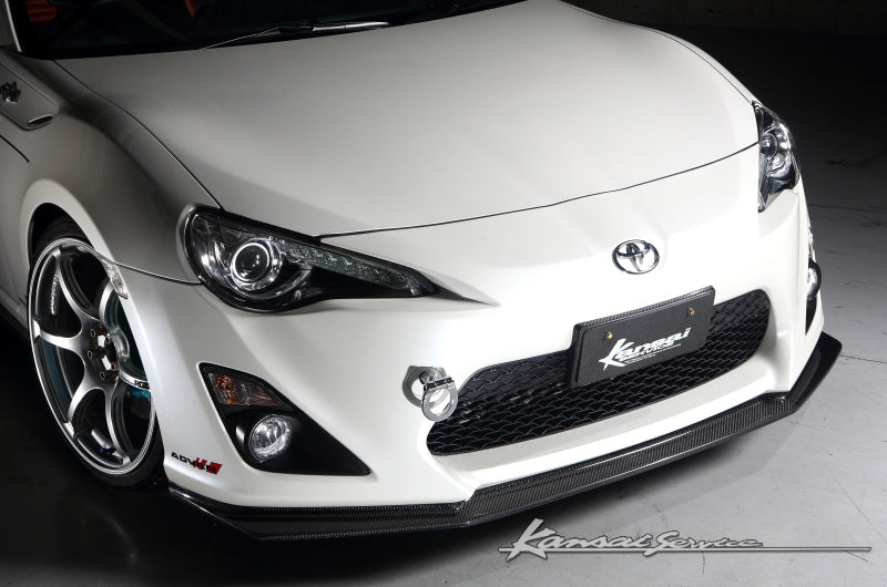 KANSAI SERVICE CARBON FRONT LIP FOR TOYOTA 86 ZN6 KAT604
