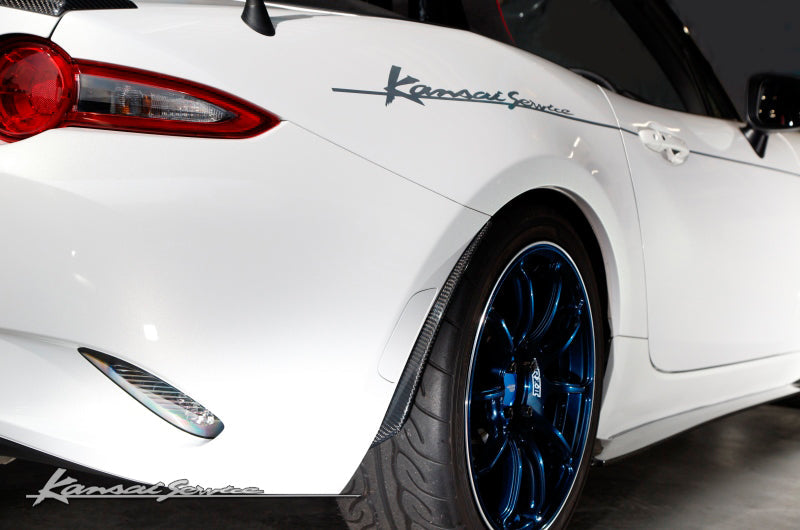 KANSAI SERVICE CARBON REAR FENDER EXTENSION FOR MAZDA ROADSTER ND5RC KAZ323