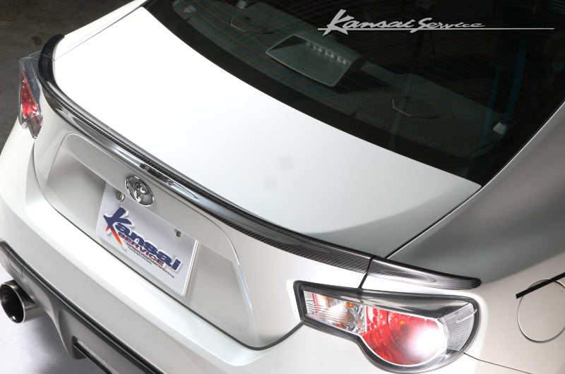 KANSAI SERVICE CARBON REAR LIP FOR TOYOTA 86 ZN6 SUBARU BRZ KAT603