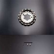 SSR PMCENTER PLATE+SCREW WRENCH SETTITANIUM SILVER PARTS353TSI