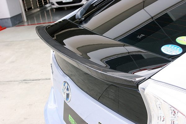 TOP SECRET REAR TRUNK SPOILER CARBON FOR TOYOTA PRIUS 30 TOP-SECRET-00536