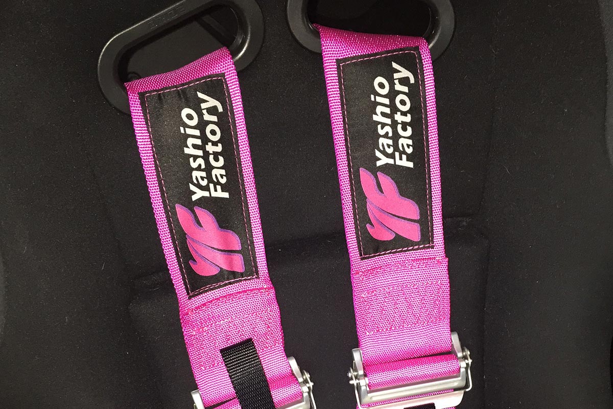 YASHIO FACTORY ORIGINAL SEAT BELT 2018 FIA STANDARD 6-POINT 2018 FIA SPEC WITHOUT HANS FOR  YASHIO-FACTORY-00060