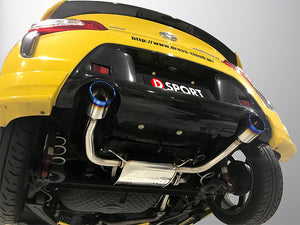 D-SPORT FUJITSUBO SPORTS MUFFLER BLUE TAIL FOR DAIHATSU COPEN LA400A GR SPORT MT CVT 17400-B244