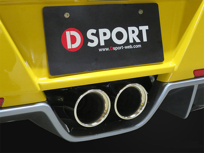 D-SPORT SPORTS MUFFLER CD FEAT.5ZIGEN FOR DAIHATSU THOR M900S 17400-B270
