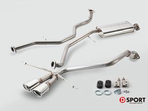 D-SPORT SPORTS MUFFLER CD FEAT.5ZIGEN FOR DAIHATSU CAST DBA-LA250S STYLE ACTIVA SPORT KF-VET 17400-B260