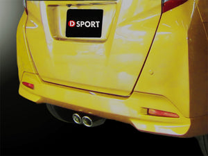 D-SPORT SPORTS MUFFLER CD FEAT.5ZIGEN FOR DAIHATSU CAST DBA-LA250S STYLE ACTIVA SPORT KF-VET 17400-B260