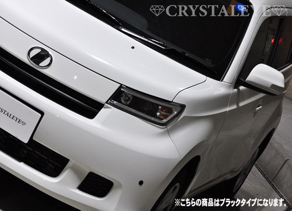 CRYSTAL EYE LED LIGHT BAR PROJECTOR HEADLIGHT (BLACK TYPE) & FIBER LED TAIL V2 RED SMOKE FOR TOYOTA BB QNC20  S149BKVC-RS