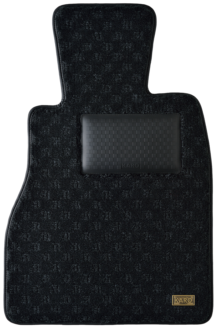 KARO QUEST WARM BLACK FLOOR MATS FOR TOYOTA ARISTO JZS147 1991.10-1997.07 QUEST-458-BLACK