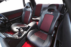 GARAGE ACTIVE ORIGINAL SEAT COVER BLACK WHITE FOR NISSAN SKYLINE GT-R BNR32 GARAGE-ACTIVE-00012