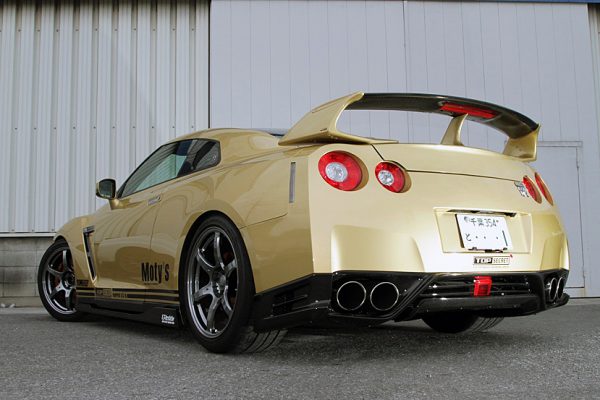 TOP SECRET ADJUSTABLE REAR WING CARBON FOR NISSAN GT-R R35 TOP-SECRET-00127