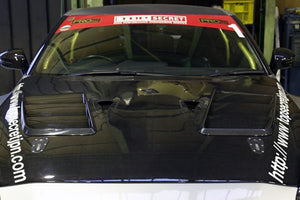 TOP SECRET BONNET DUCT FIN WITH NO CLEAR COAT FOR NISSAN GT-R R35 TOP-SECRET-00106