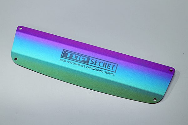 TOP SECRET ENGINE COVER TITANIUM PLATE FOR NISSAN GT-R R35 TOP-SECRET-00147