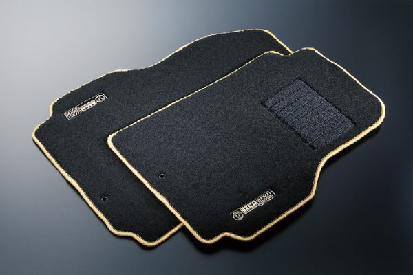TOP SECRET ORIGINAL FLOOR MAT PREMIUM FRONT SET FOR NISSAN GT-R R35 TOP-SECRET-00141