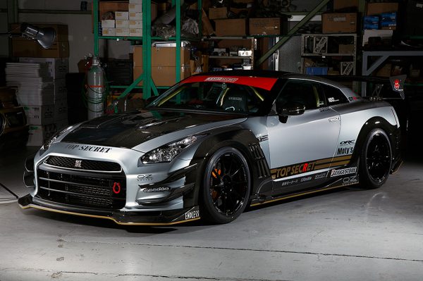 TOP SECRET FRONT WIDE FENDER TYPE 1 CARBON FOR NISSAN GT-R R35 TOP-SECRET-00108