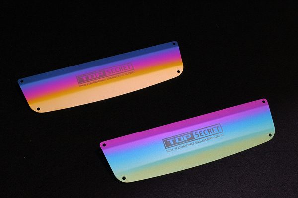 TOP SECRET ENGINE COVER TITANIUM PLATE FOR NISSAN GT-R R35 TOP-SECRET-00147