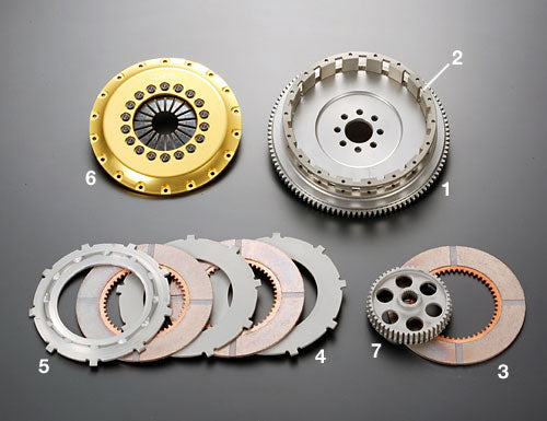 OSGIKEN CENTER HUB FOR R SERIES TRIPLE DISC TYPE CLUTCH KIT FOR NISSAN SILVIA S14 PS13 RPS13 SR20DET R3B-S14-PS13-RPS13-CENTER-HUB