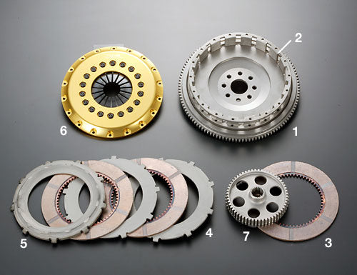 OSGIKEN CENTER PLATE FOR R SERIES TRIPLE DISC TYPE CLUTCH KIT 1 PIECE FOR MAZDA RX-7 FD3S 13BT R3C-FD3S-CENTER-PLATE