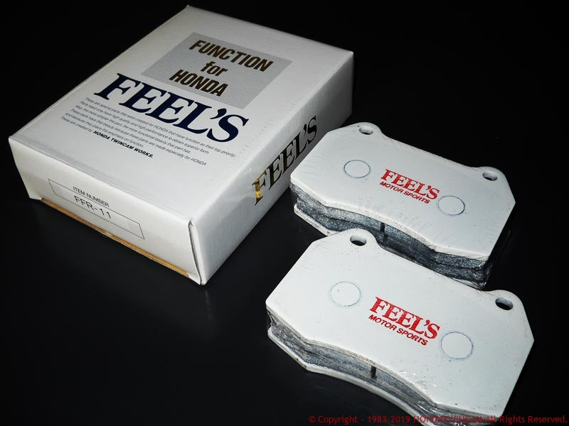 FEEL'S HONDA TWINCAM BRAKE PADS (RACING) FRONT FOR HONDA S2000 AP1 FEELS-00902