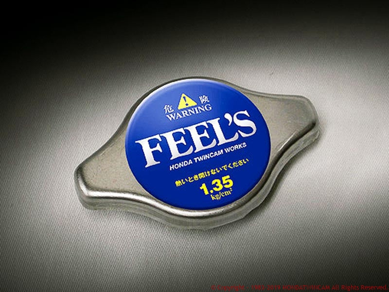 FEEL'S HONDA TWINCAM HIGH PRESSURE RADIATOR CAP STOCK RADIATOR FOR HONDA CIVIC EG6 FEELS-00369