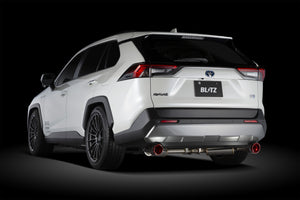 BLITZ NUR-SPEC CUSTOM EDITION STYLED EXHAUST CARBON FOR TOYOTA RAV4 AXAH54 63185C