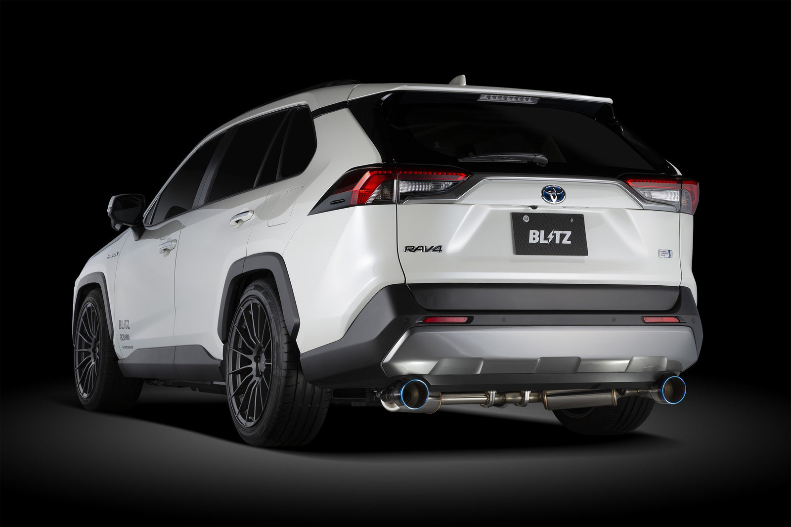 BLITZ NUR-SPEC CUSTOM EDITION STYLED EXHAUST TI FOR TOYOTA RAV4 AXAH54 63185V