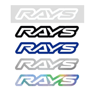 RAYS NO.18 RAYS LOGO STICKER (CUT-OUT LETTER TYPE) 200MM - HOLOGRAM 74040200020HG