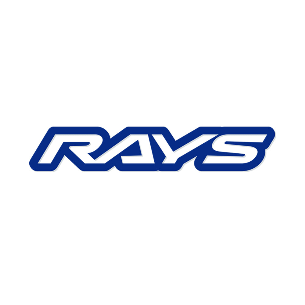 RAYS NO.18 RAYS LOGO STICKER (CUT-OUT LETTER TYPE) 200MM - BLUE 74040200016BL