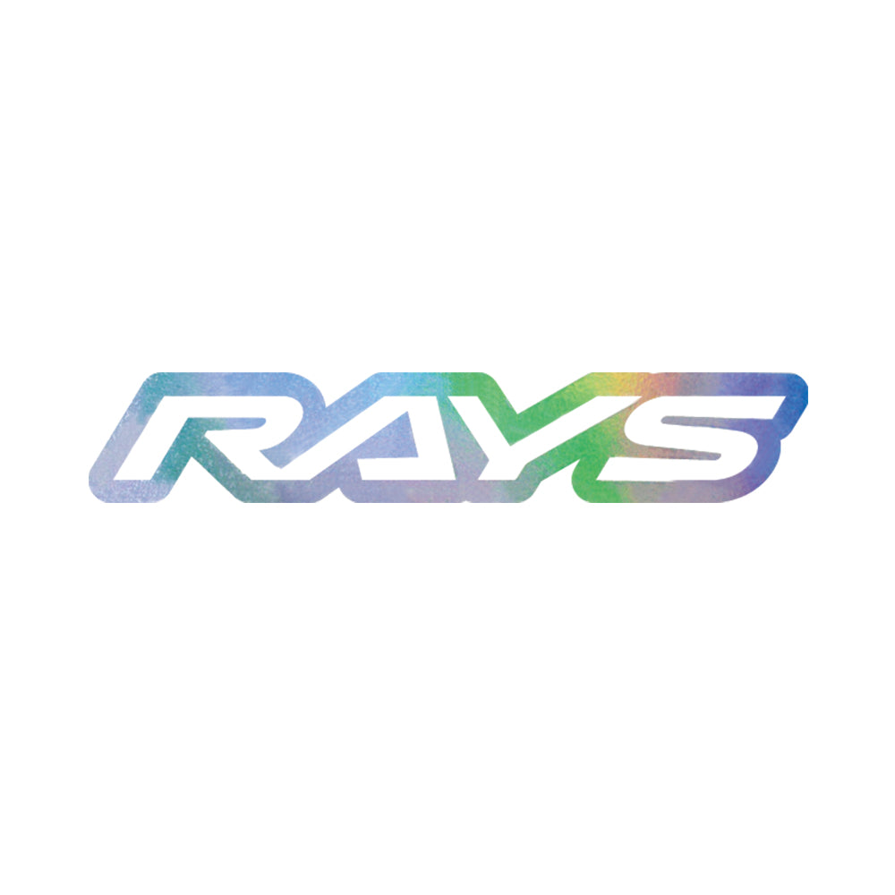 RAYS NO.18 RAYS LOGO STICKER (CUT-OUT LETTER TYPE) 200MM - HOLOGRAM 74040200020HG