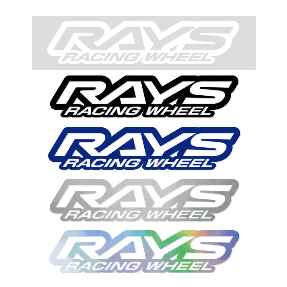 RAYS NO.21 RAYS RACING WHEEL LOGO STICKER 200MM MATTE BLACK 74040200024BK