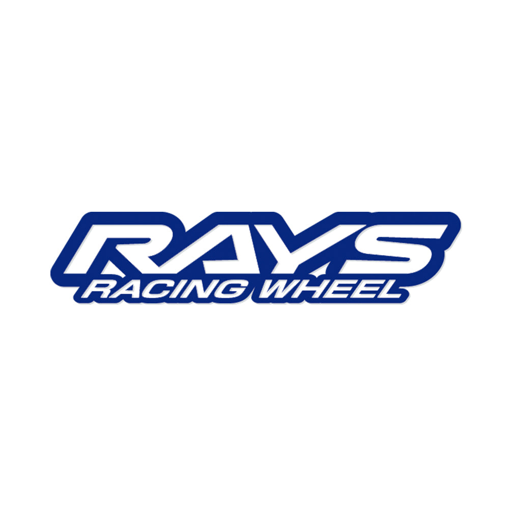 RAYS NO.22 RAYS RACING WHEEL LOGO STICKER 140MM - BLUE 74040200010BL